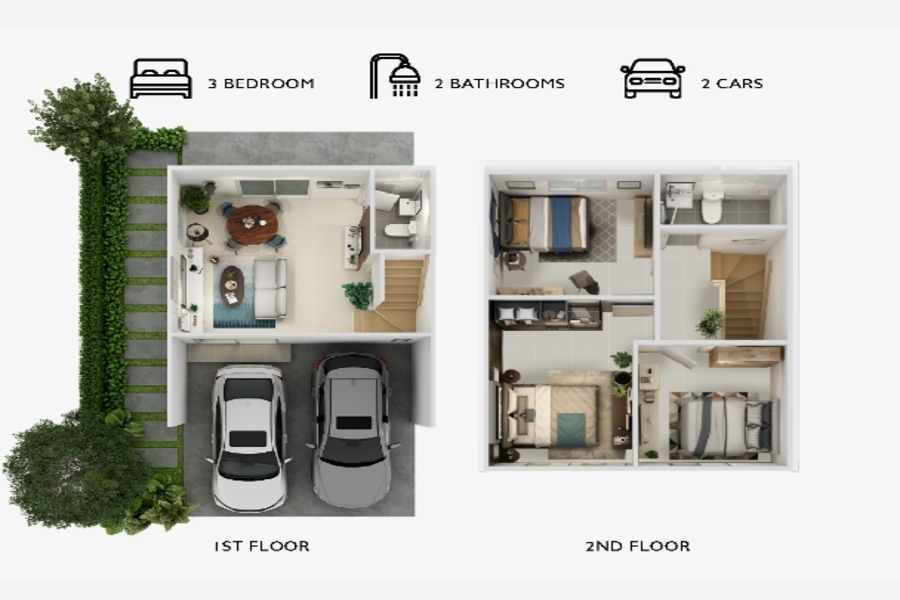 บ้านพฤกษา-บางนา-ศรีวารี